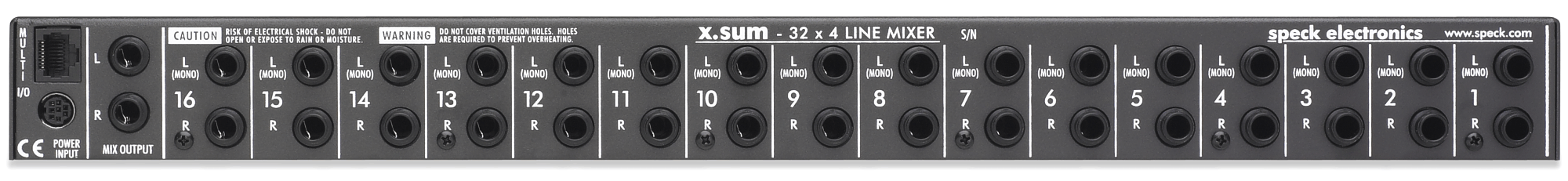 Speck Electronics - X.Sum Summing Mixer